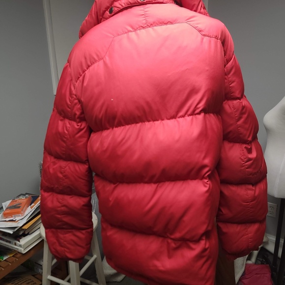 Polo Ralph Lauren Kids Red WARM Puffer Goose Down Coat Size 18 Clean! - Picture 5 of 6